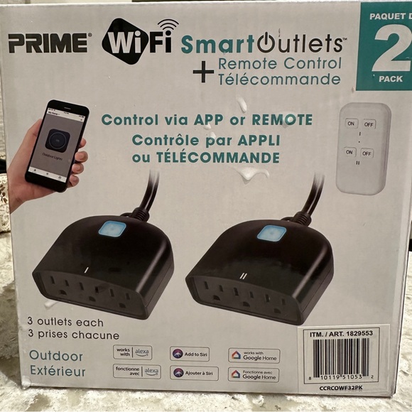 WiFi Smart outlets+ Remote Control - Picture 2 of 8
